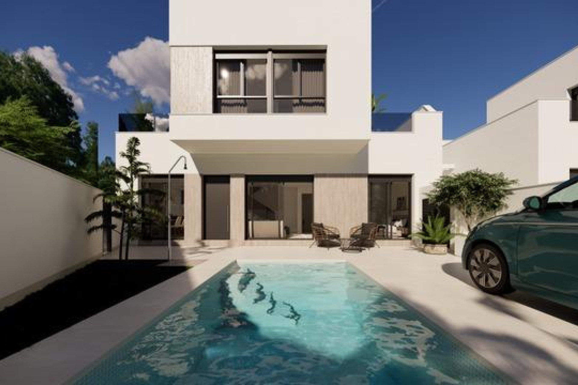 Nieuwbouw Woningen - Villa - San Fulgencio - Polideportivo