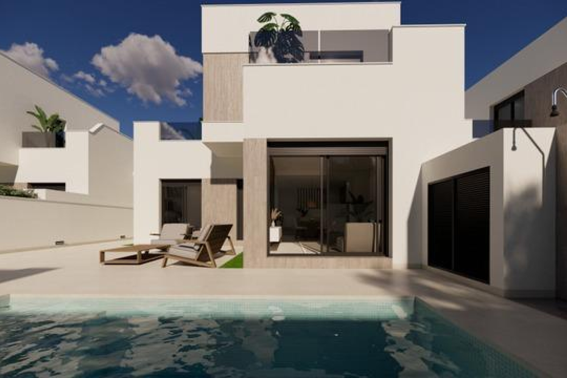 Nieuwbouw Woningen - Villa - San Fulgencio - Polideportivo