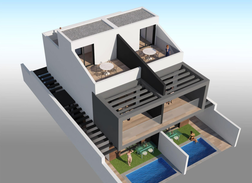 Nieuwbouw Woningen - Villa - San Javier - Santiago De La Ribera