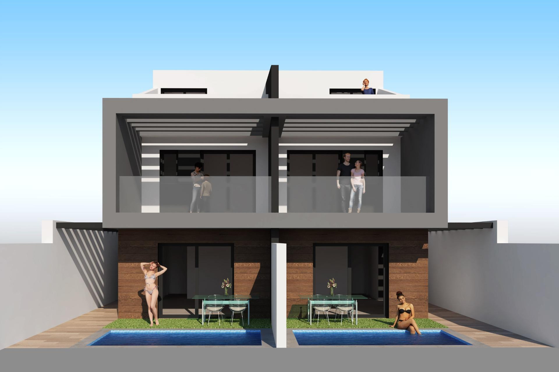 Nieuwbouw Woningen - Villa - San Javier - Santiago De La Ribera