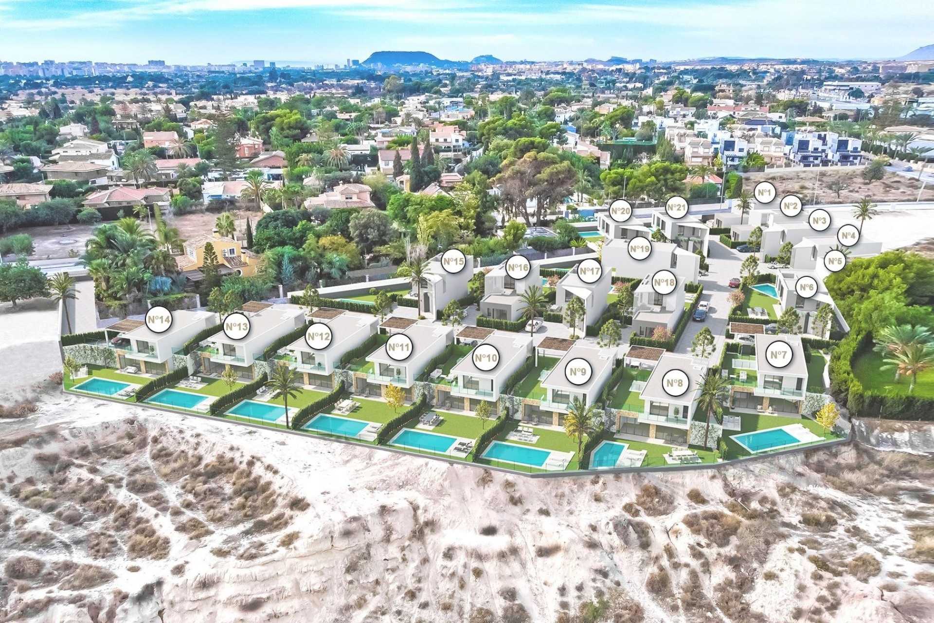 Nieuwbouw Woningen - Villa - San Juan Alicante - La Font