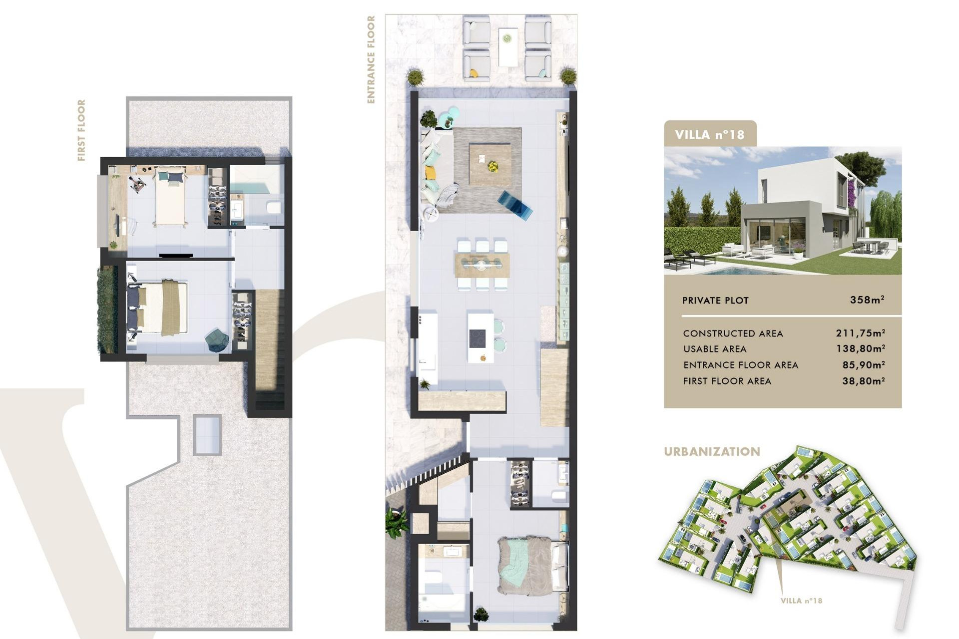 Nieuwbouw Woningen - Villa - San Juan Alicante - La Font