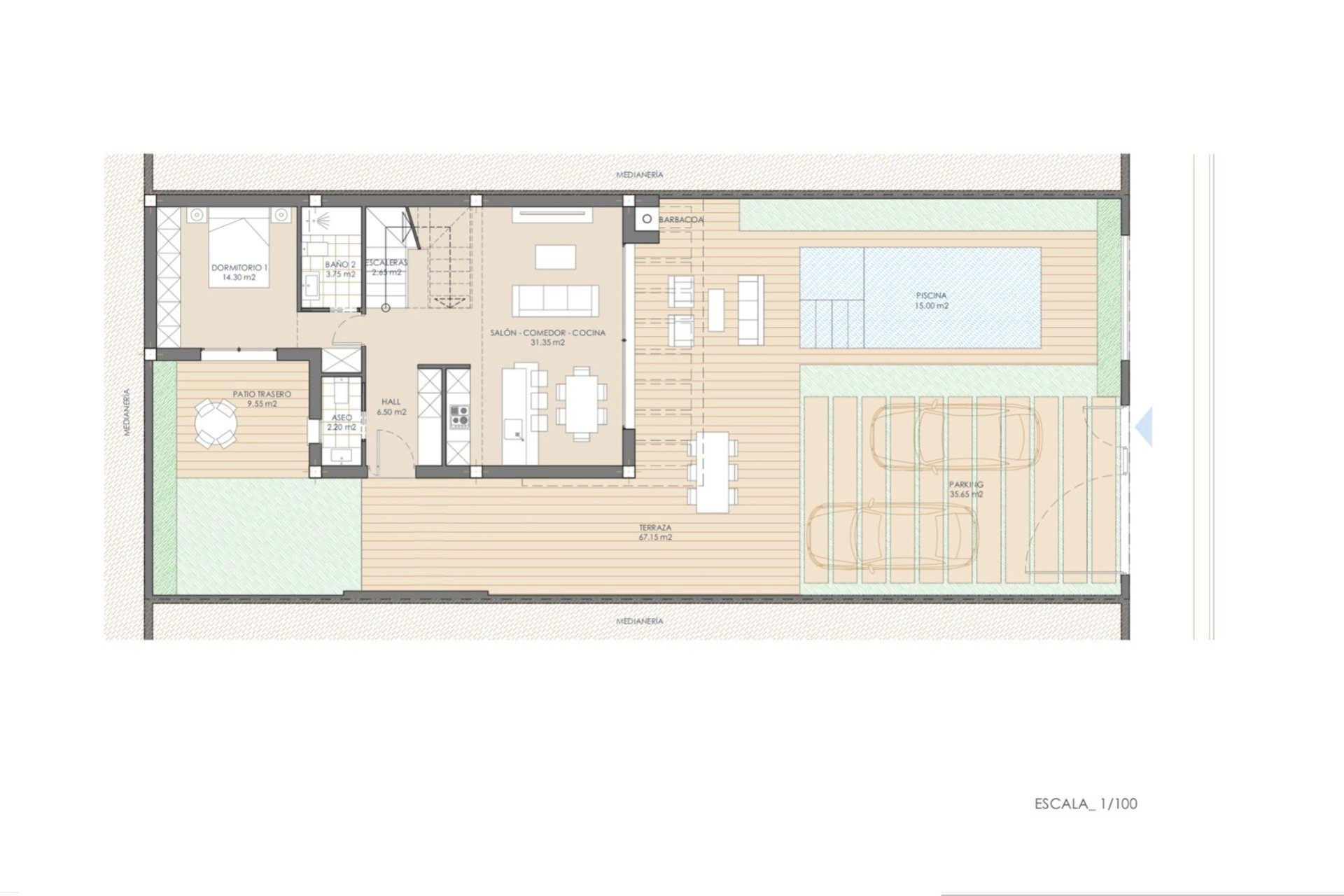 Nieuwbouw Woningen - Villa - San Juan de los Terreros - Las Mimosas