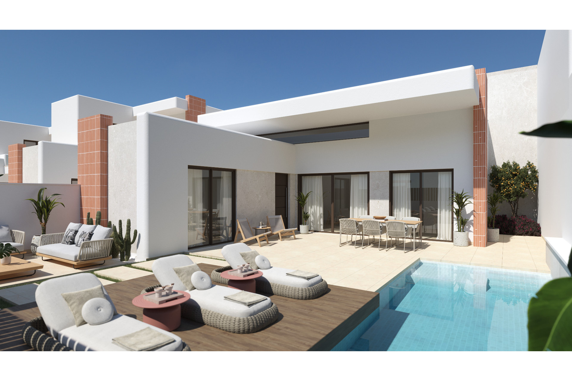 Nieuwbouw Woningen - Villa - Torre Pacheco - Roldán