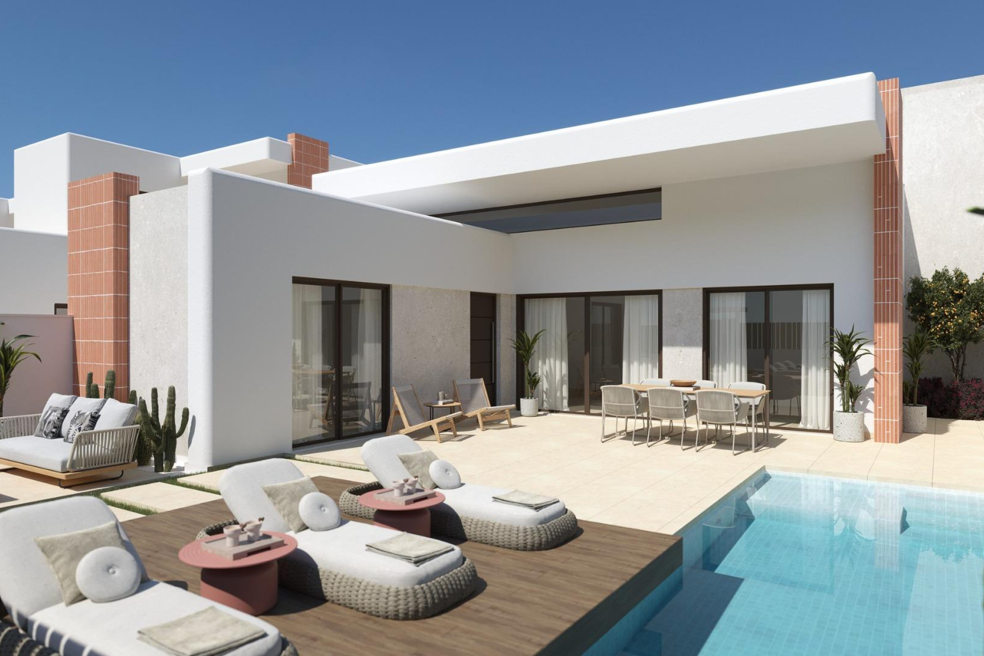 Nieuwbouw Woningen - Villa - Torre Pacheco - Roldán