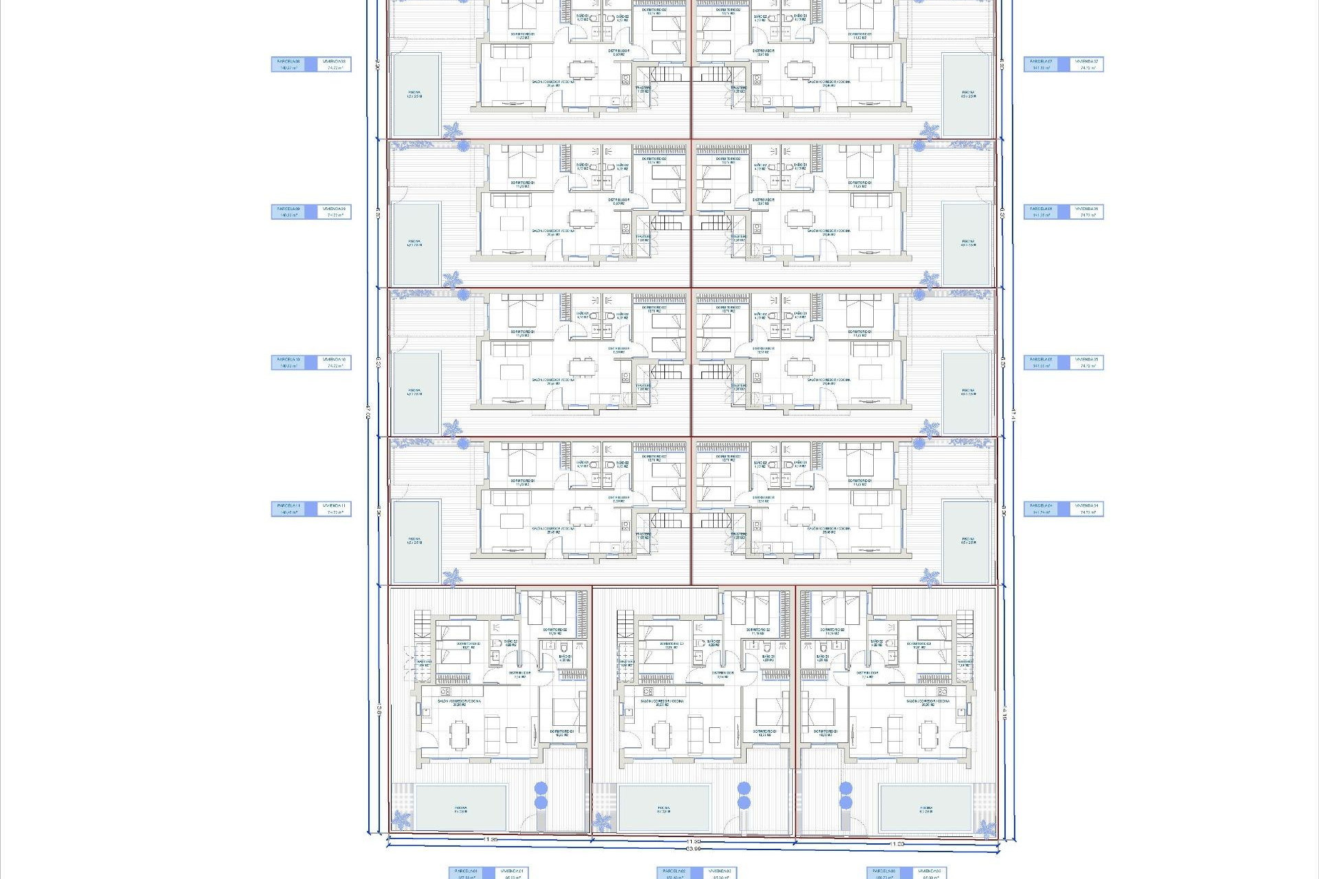 Nieuwbouw Woningen - Villa - Torre Pacheco - Roldán