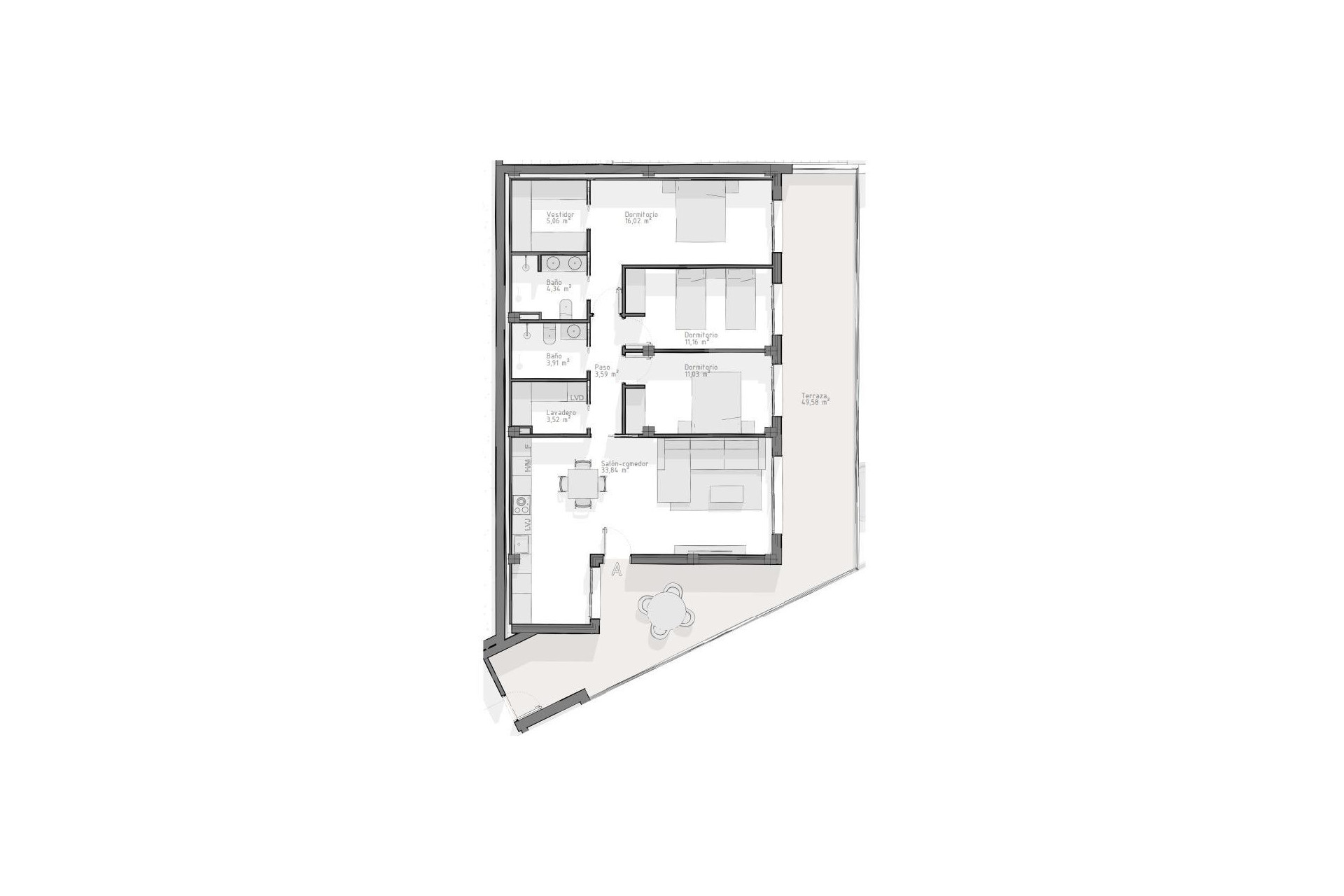 Nouvelle construction - Apartment - Aguilas - Playa del Hornillo
