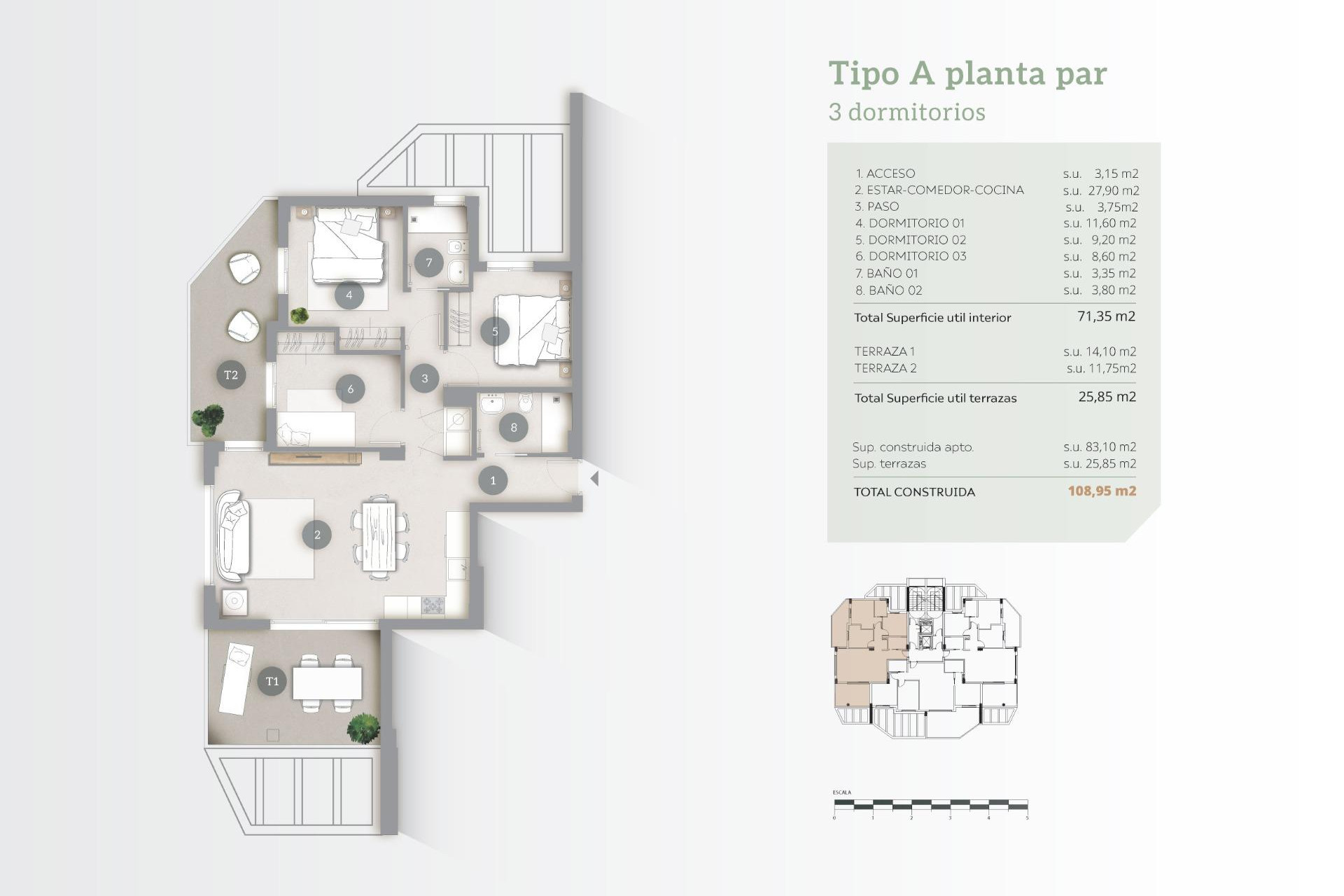 Nouvelle construction - Apartment - Calpe - Playa Cantal Roig