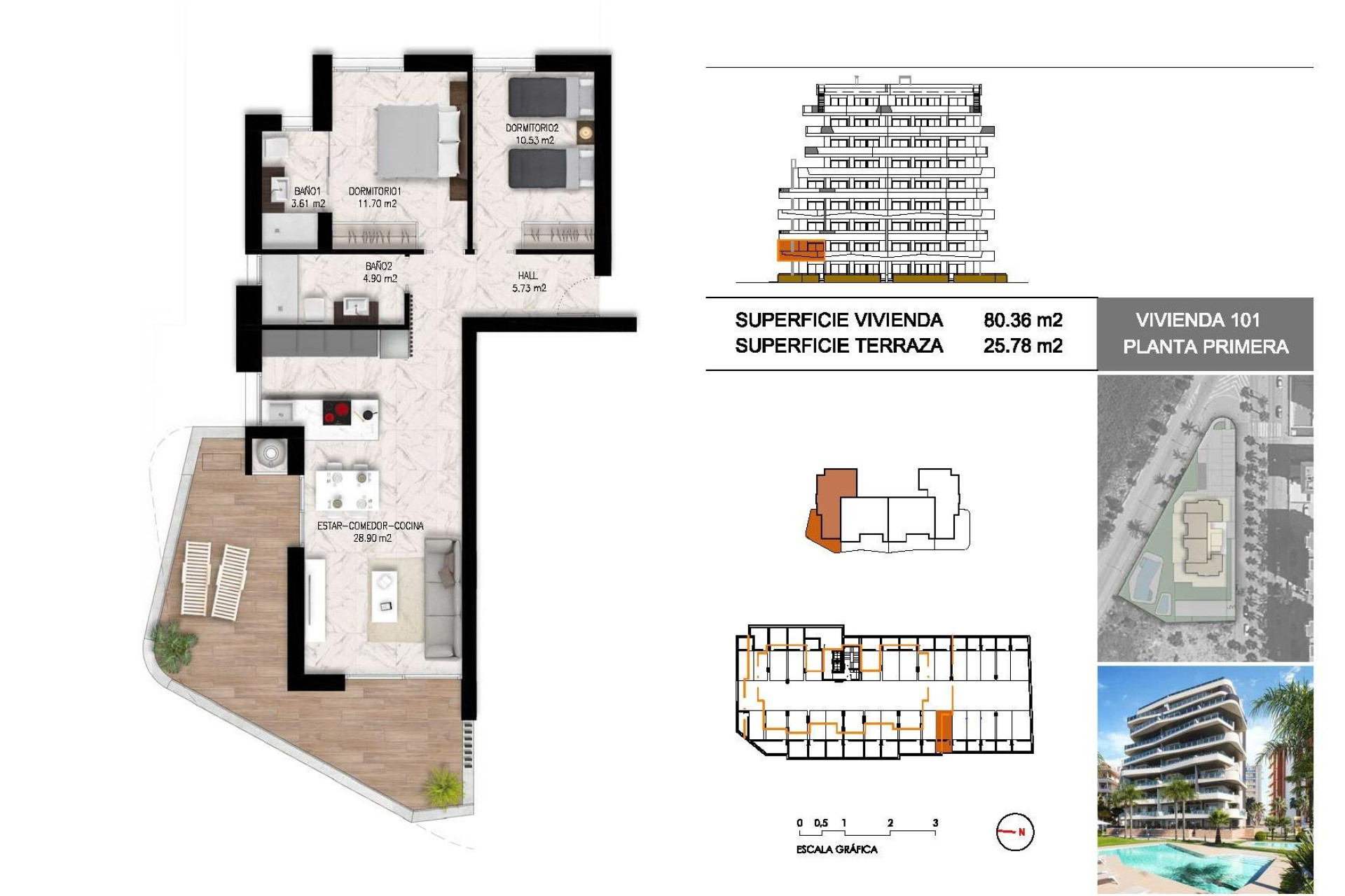 Nouvelle construction - Apartment - Guardamar del Segura - Puerto