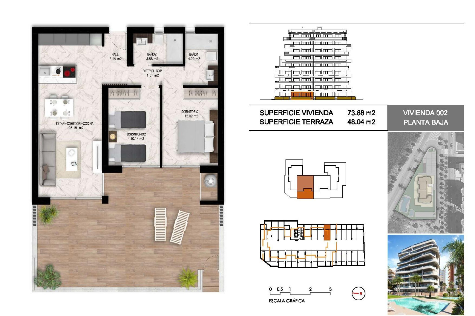 Nouvelle construction - Apartment - Guardamar del Segura - Puerto