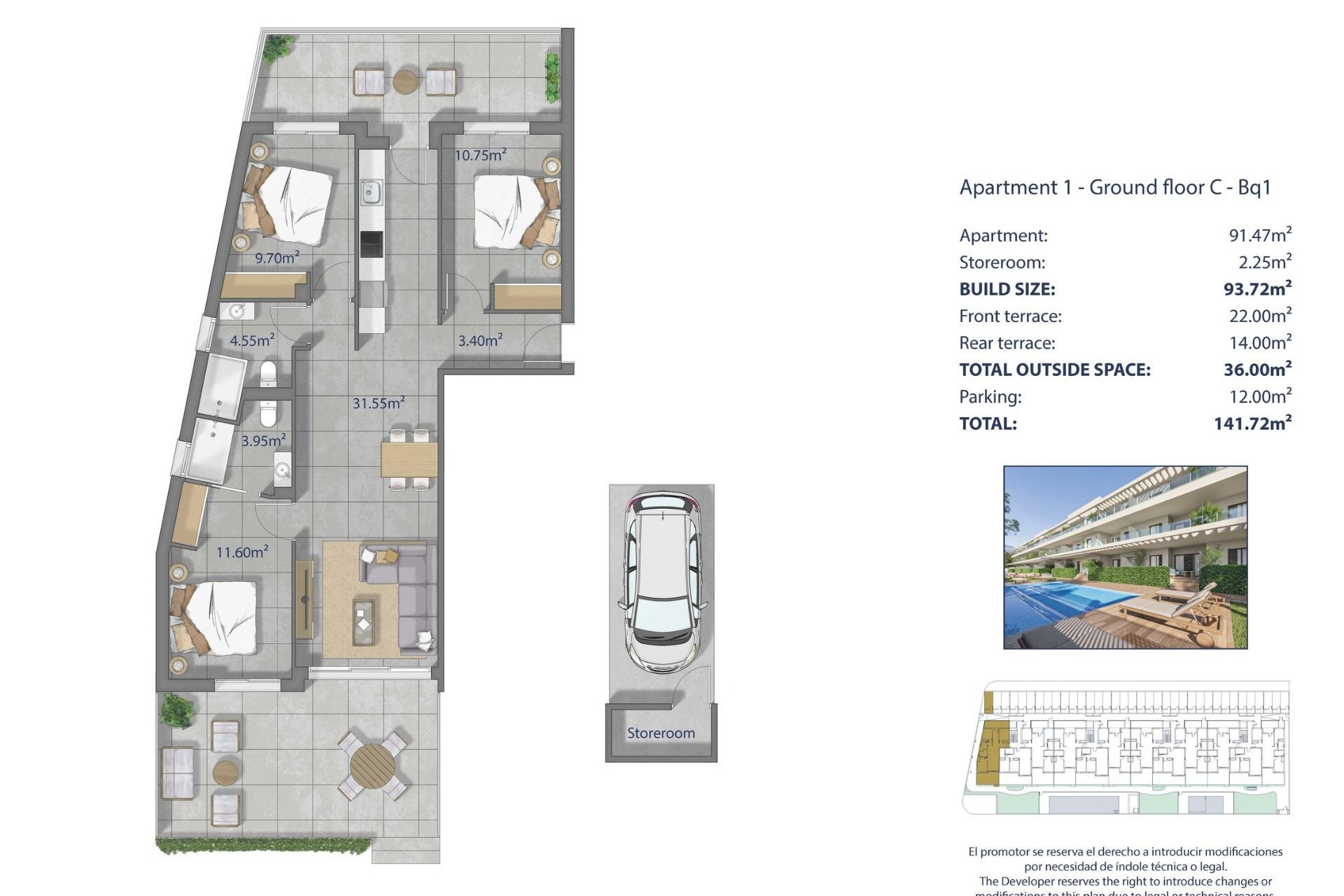 Nouvelle construction - Apartment - Los Alcazares - Los Narejos