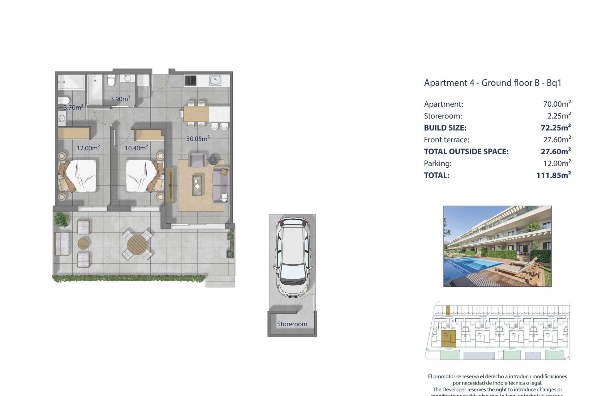 Nouvelle construction - Apartment - Los Alcazares - Los Narejos