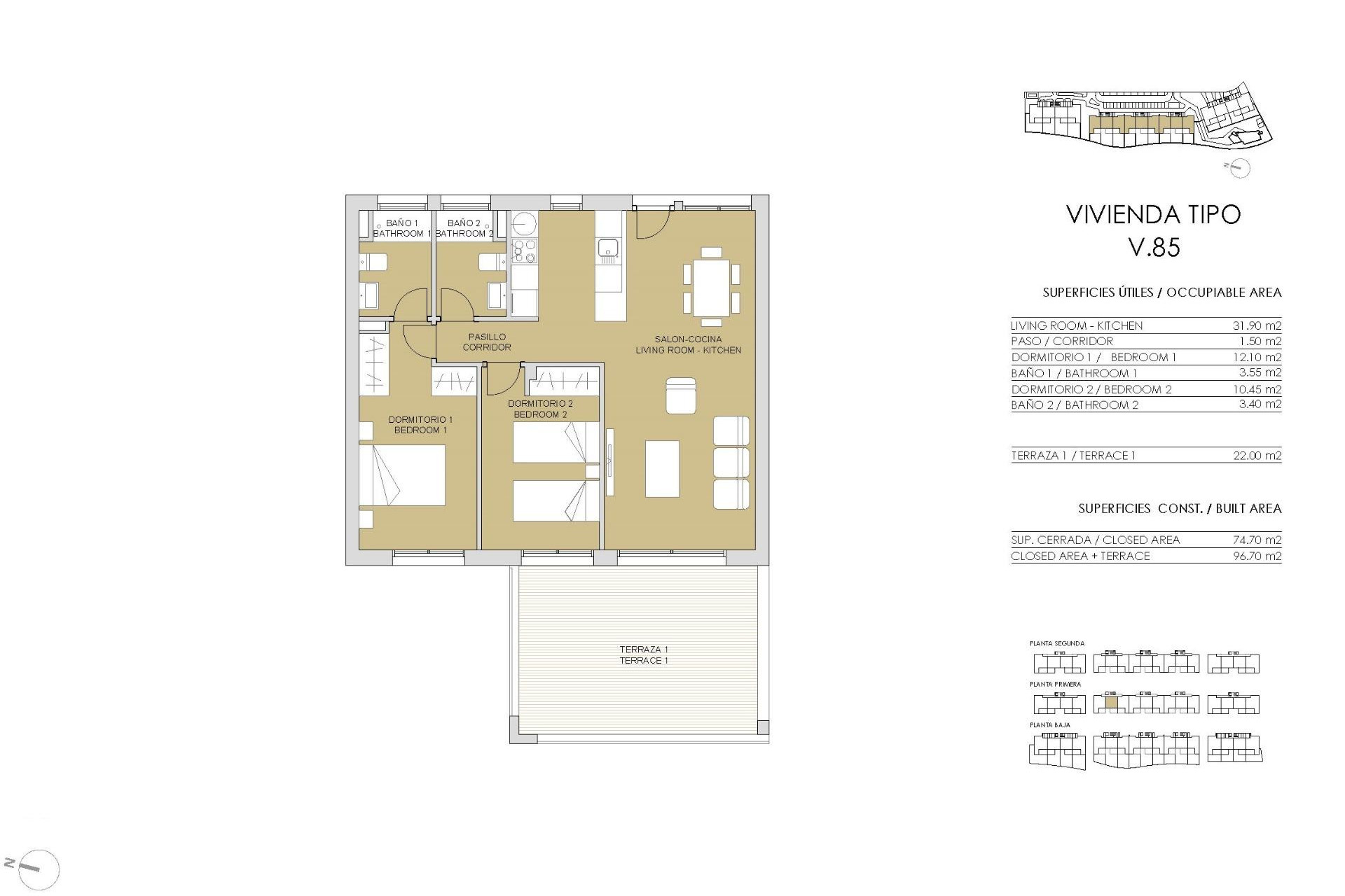 Nouvelle construction - Apartment - Pilar de la Horadada - Lo Romero Golf