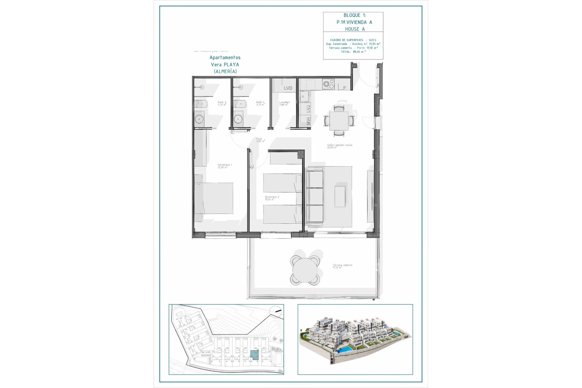 Nouvelle construction - Apartment - Vera - Pueblo Salinas