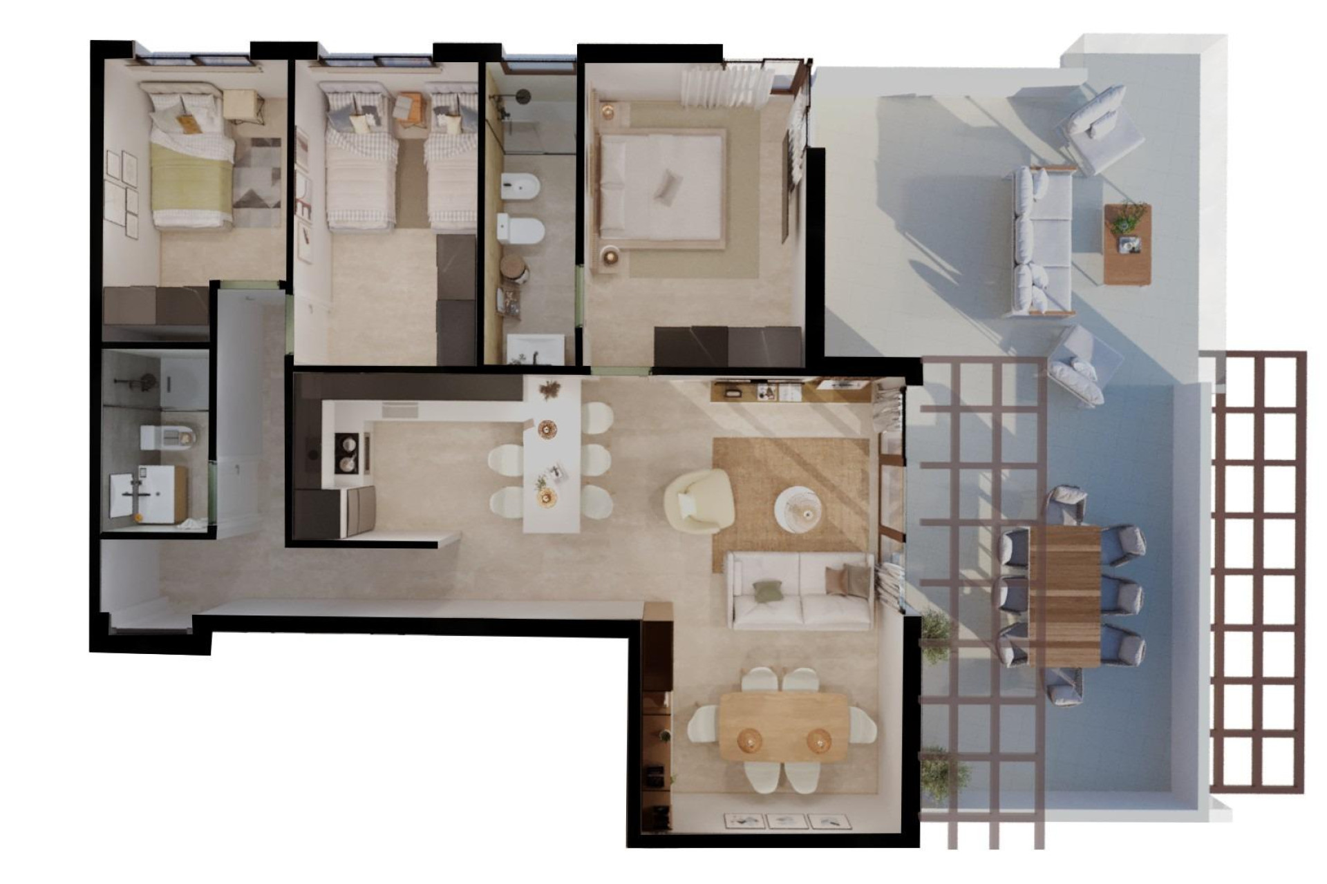 Nouvelle construction - Apartment - Vera - Vera Playa