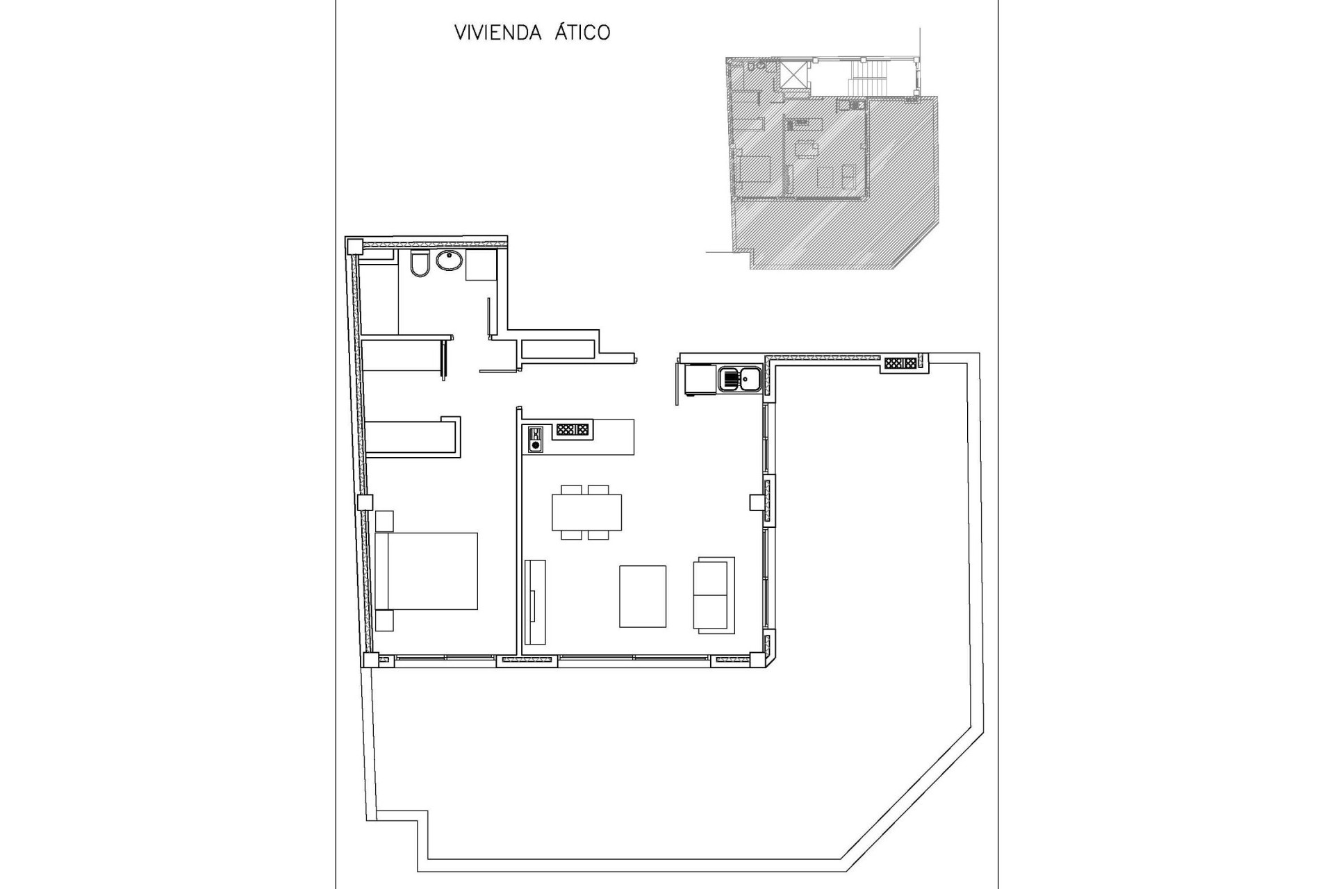 Nouvelle construction - Attique - Guardamar del Segura - Centro