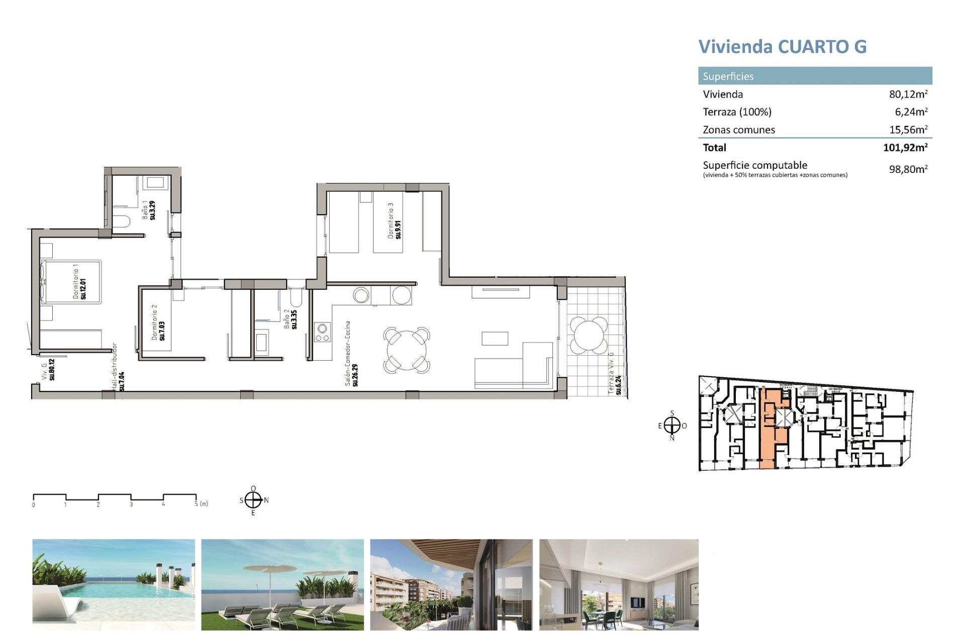 Nouvelle construction - Attique - Guardamar del Segura - Pueblo