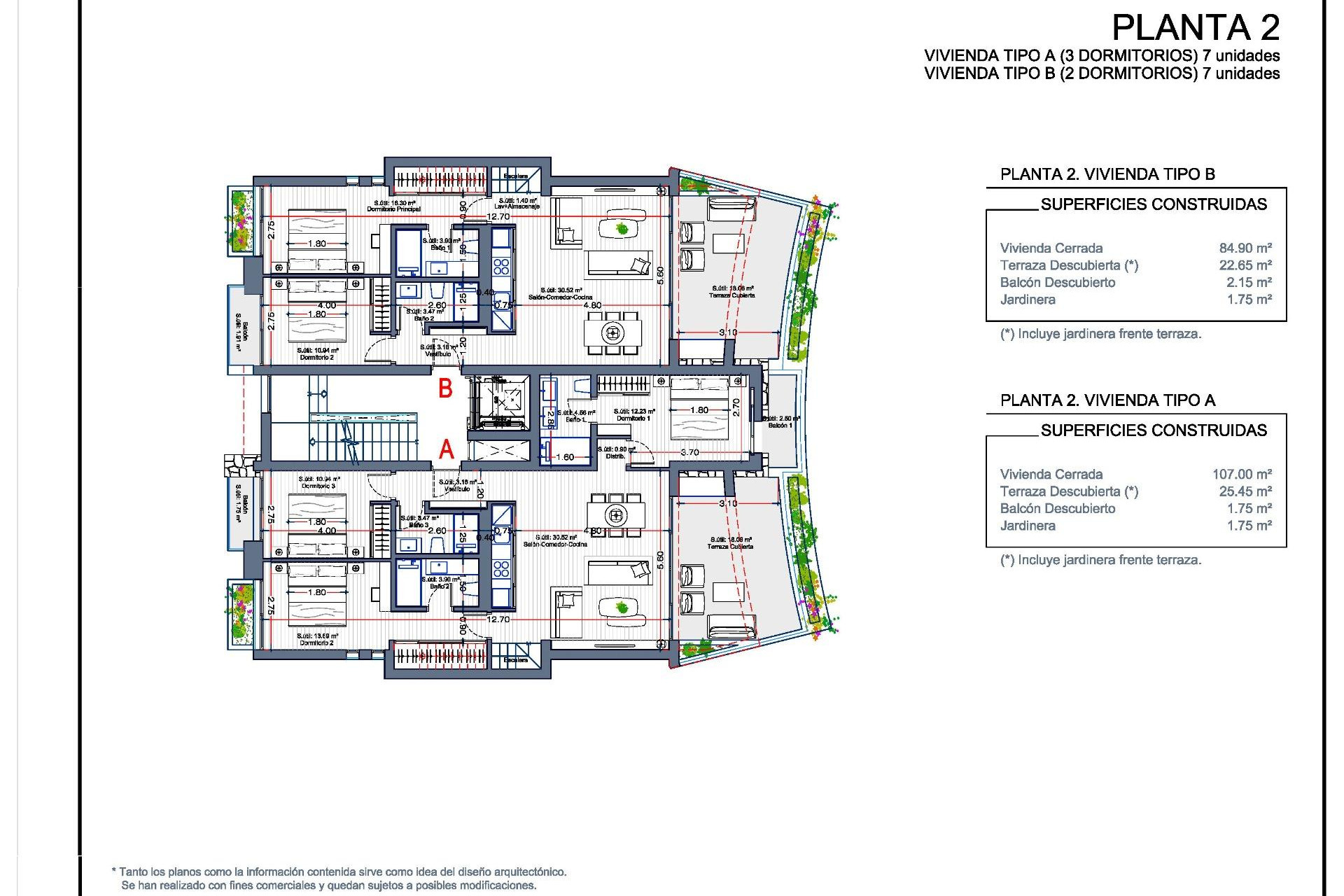 Nouvelle construction - Attique - La Manga Club - Las Orquídeas