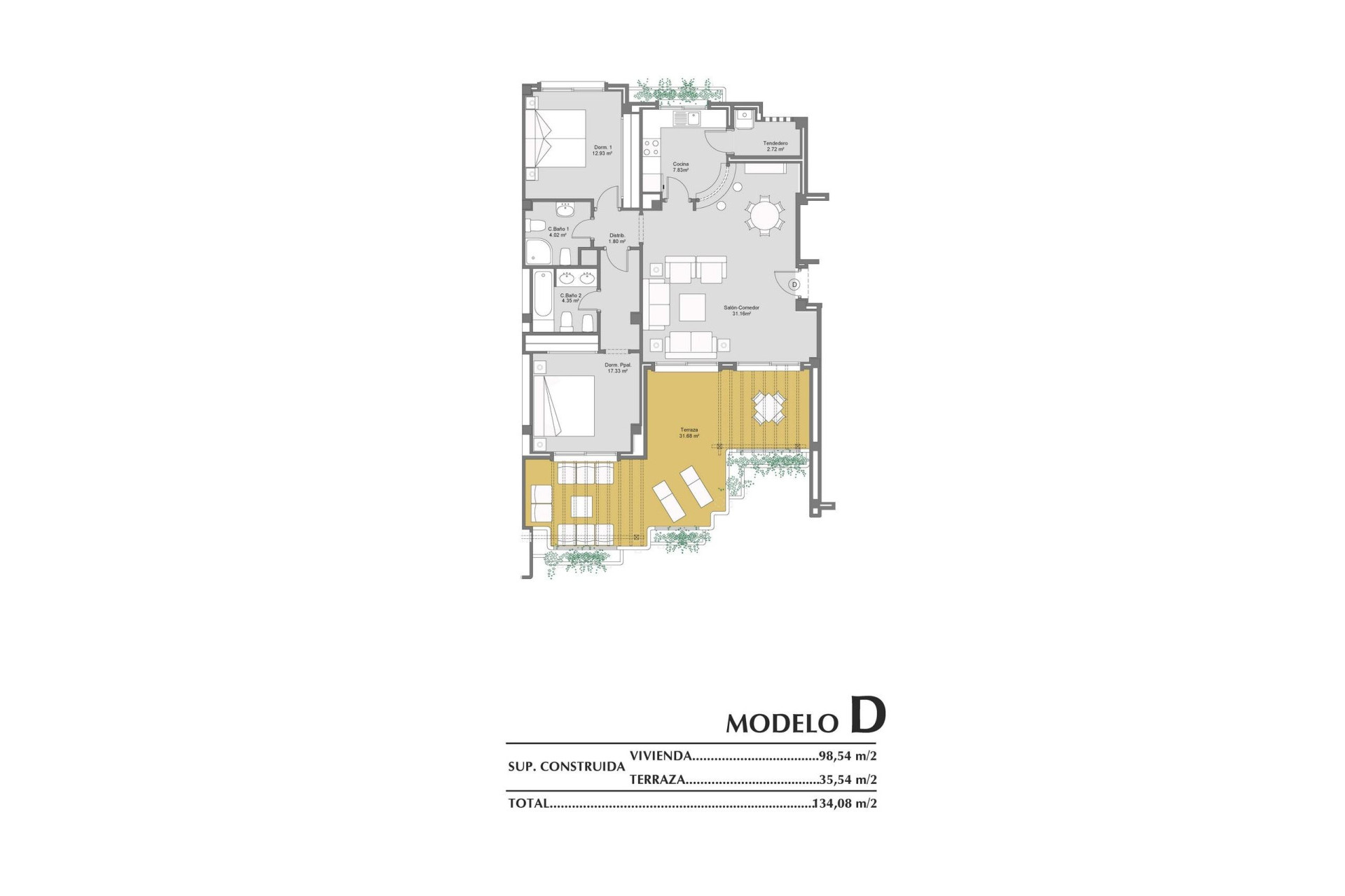 Nouvelle construction - Attique - Orihuela Costa - Lomas de Campoamor