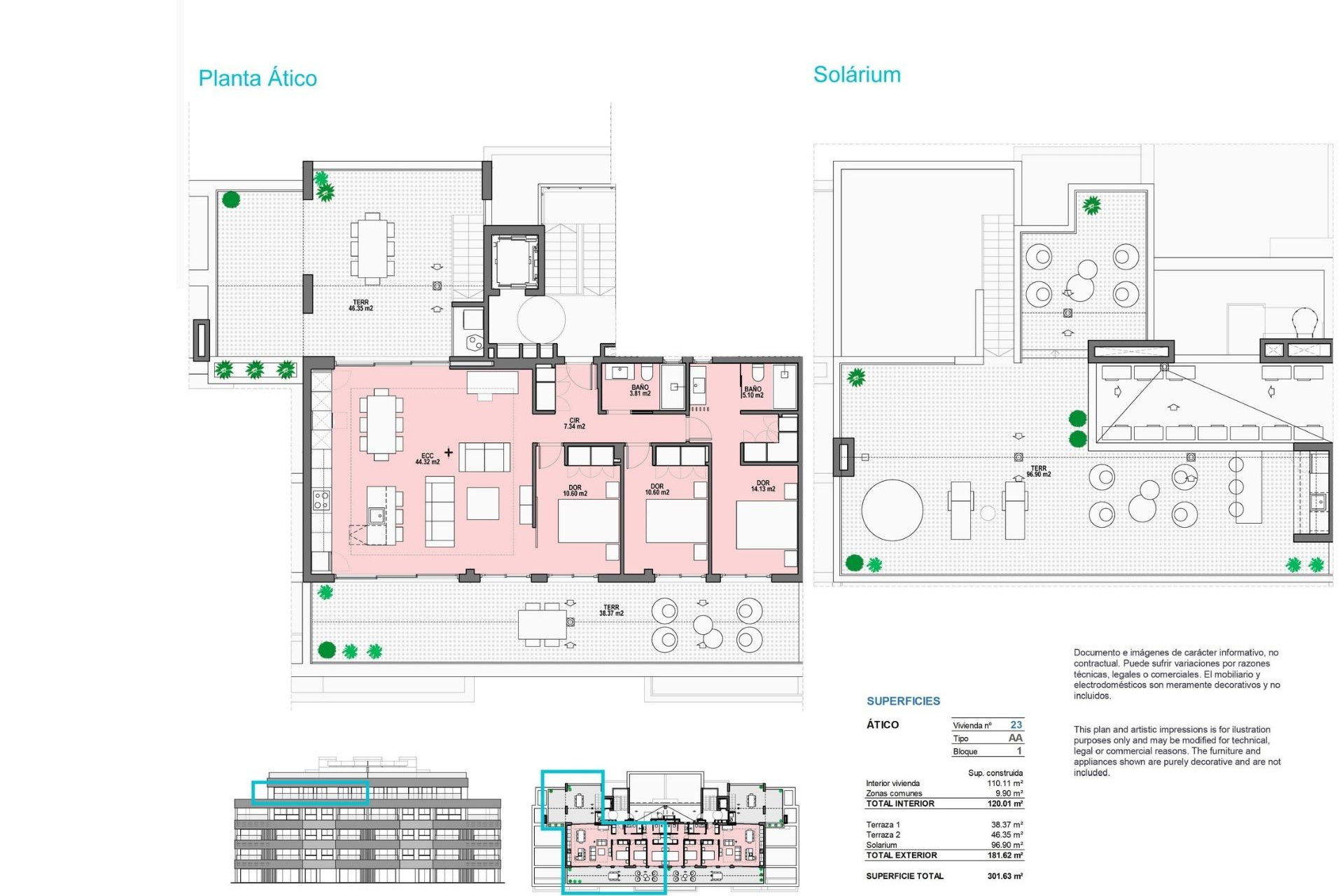 Nouvelle construction - Attique - Torre Pacheco - Santa Rosalia Lake And Life Resort