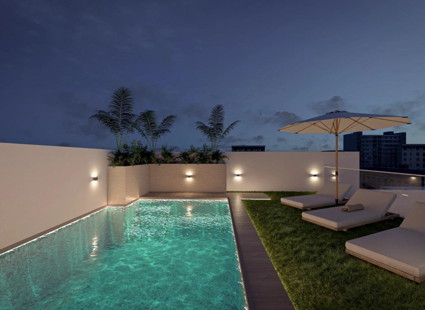 Nouvelle construction - Attique - Torrevieja - Centro