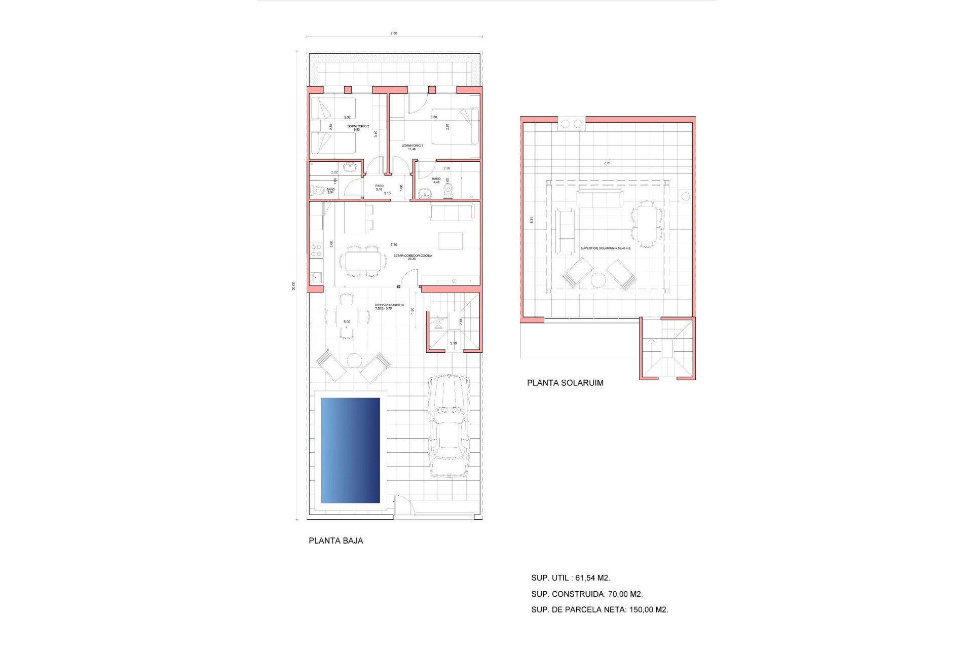 Nouvelle construction - Town House - Fuente Álamo - La Pinilla