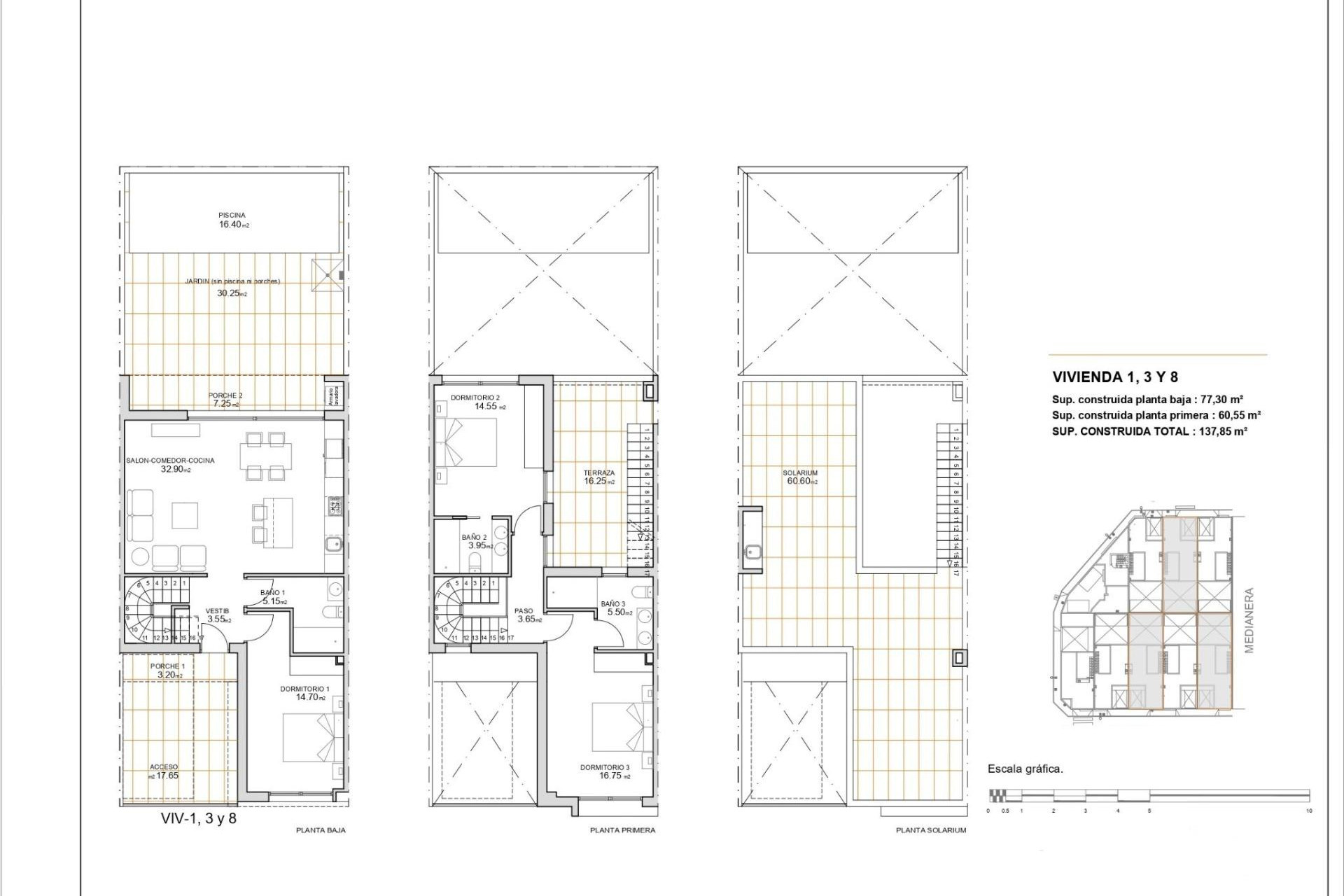 Nouvelle construction - Town House - San Javier - pueblo