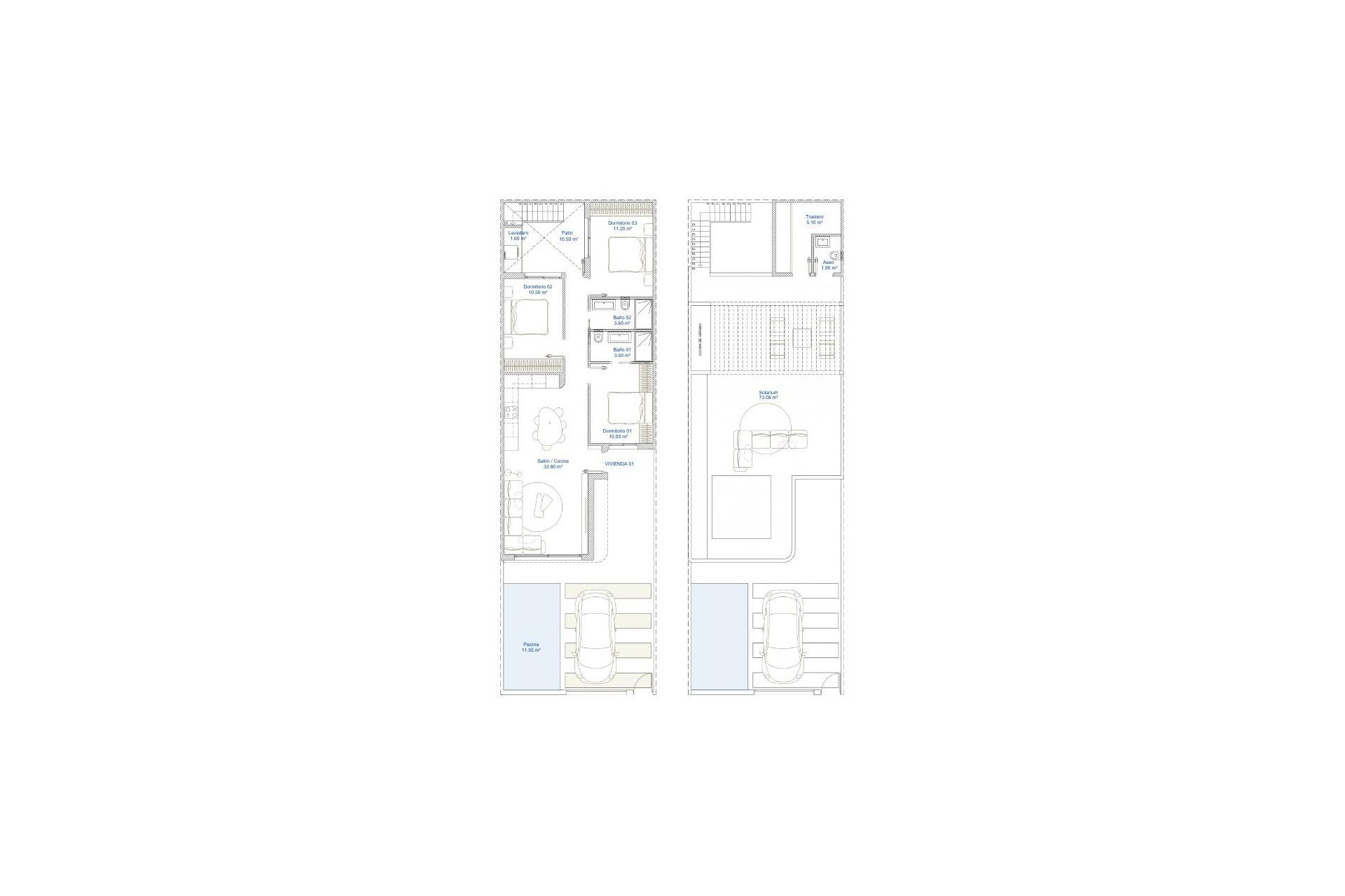 Nouvelle construction - Town House - San Pedro del Pinatar - Pueblo
