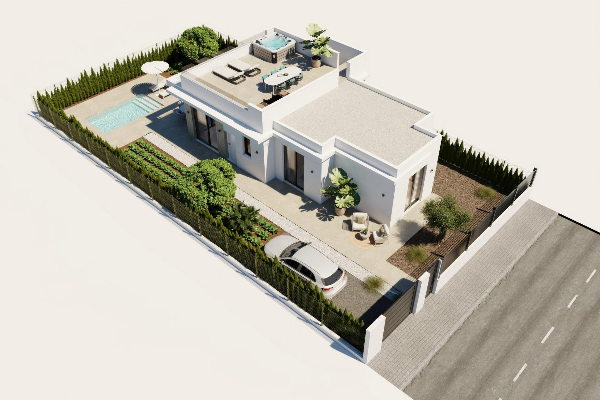Nouvelle construction - Villa - Fuente Álamo - Hacienda Del Álamo Golf