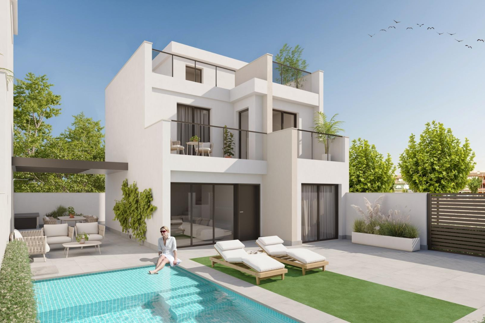 Nouvelle construction - Villa - Los Alcazares - Playa la Atascadera