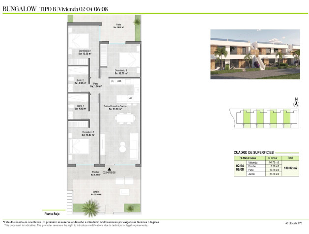 Nouvelle construction - Bungalow - Alhama De Murcia - Condado De Alhama