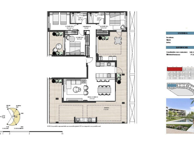 Nouvelle construction - Attique - Torre Pacheco - Santa Rosalia Lake And Life Resort