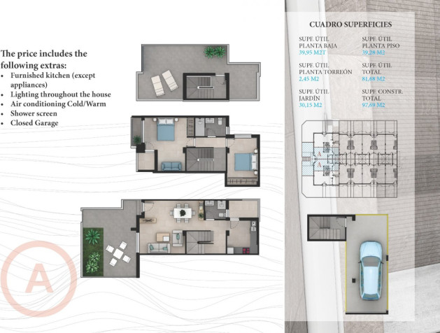 Nieuwbouw Woningen - Town House - La Manga del Mar Menor - La Manga