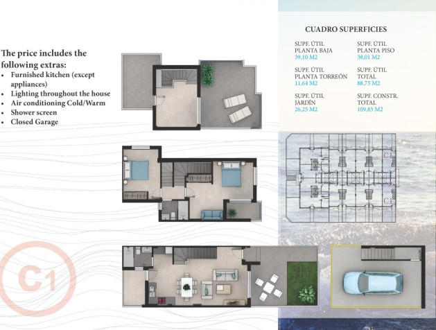 Nieuwbouw Woningen - Town House - La Manga del Mar Menor - La Manga