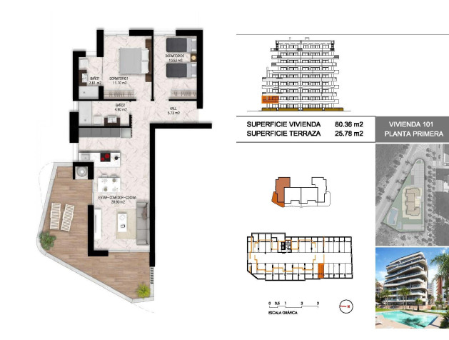 Nieuwbouw Woningen - Apartment - Guardamar del Segura - Puerto