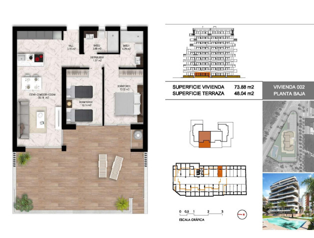 New Build - Apartment - Guardamar del Segura - Puerto