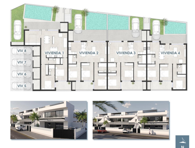 Nieuwbouw Woningen - Bungalow - San Pedro del Pinatar - Las Esperanzas