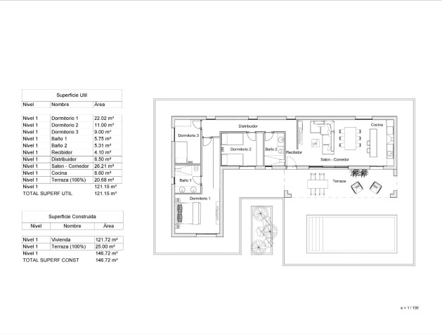 Nouvelle construction - Villa - Pinoso - Lel