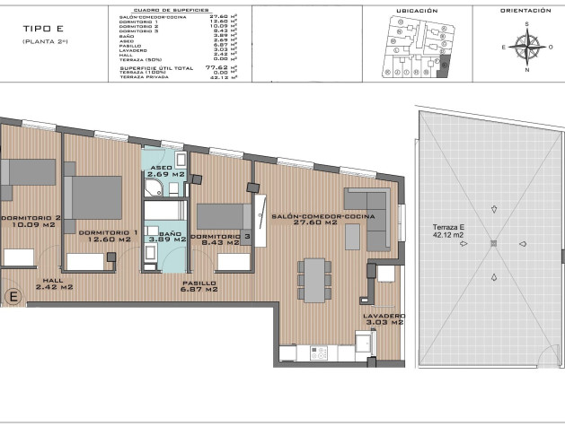 New Build - Penthouse - Algorfa - Pueblo