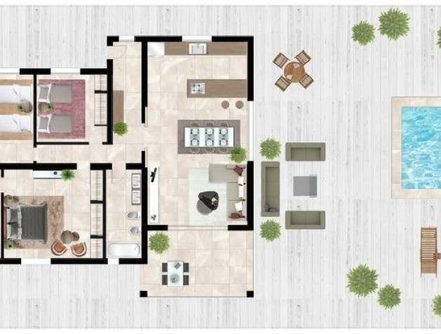 Nieuwbouw Woningen - Villa - Hondón de las Nieves - La Canalosa