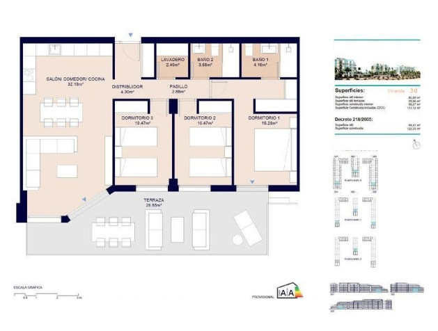 Nieuwbouw Woningen - Apartment - Almerimar - 1ª Linea De Playa