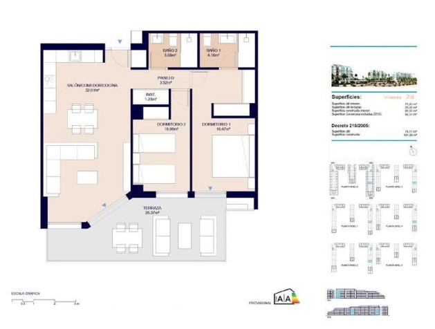 Nieuwbouw Woningen - Apartment - Almerimar - 1ª Linea De Playa