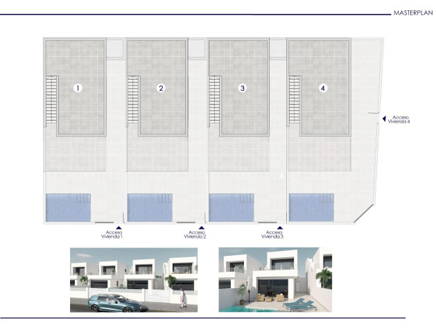 Nieuwbouw Woningen - Villa - San Pedro del Pinatar - Pueblo