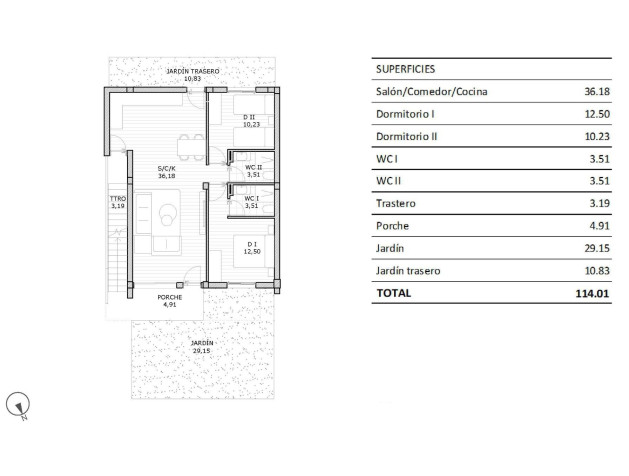 Nieuwbouw Woningen - Bungalow - San Miguel de Salinas - Pueblo