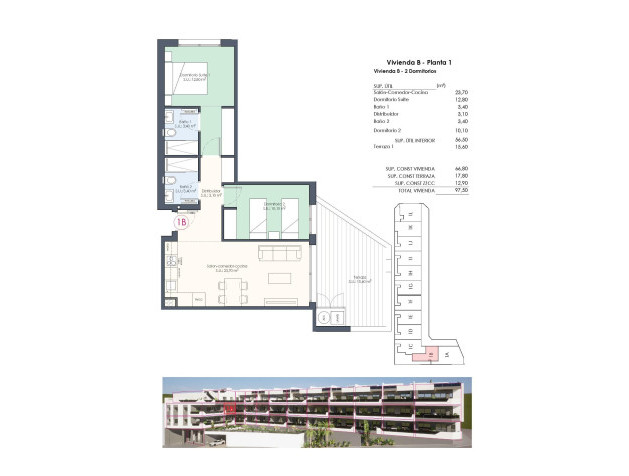 Nieuwbouw Woningen - Apartment - Benijofar