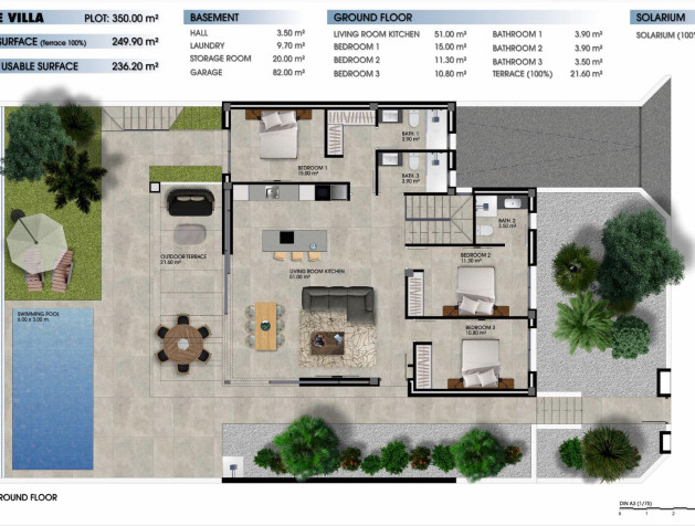 New Build - Villa - Los Alczares - Serena Golf