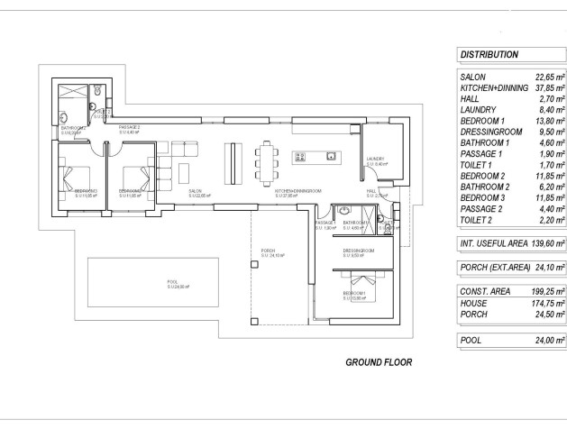 Nouvelle construction - Villa - Pinoso - Campo