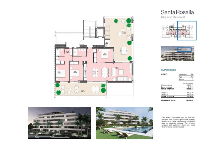 Nieuwbouw Woningen - Penthouse - Torre Pacheco - Santa Rosalia Lake And Life Resort