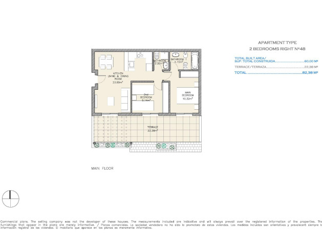 New Build - Apartment - Aguilas - Collados