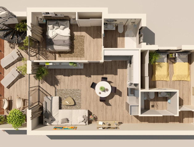 Nieuwbouw Woningen - Penthouse - Torrevieja - Centro